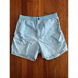 OP‎ Ocean Pacific Blue Vintage Cotton Shorts 1980's Size Small